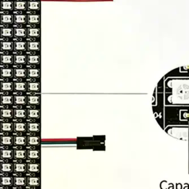 Rgb Led Matrix 8X8 - WS2812B スマートピクセルモジュールマトリックスパネル 8x8 16x16 8x32 LED