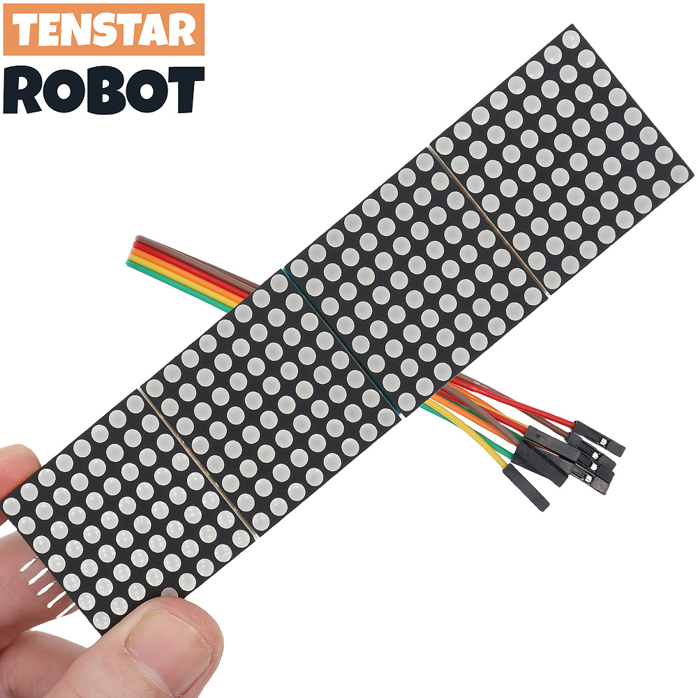Rgb Led Matrix 8X8 - MAX7219 ドットマトリックスモジュールマイクロコントローラ 4 1 ディスプレイと 5P