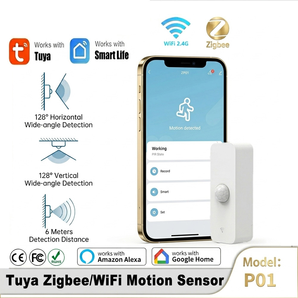 Home Automation Technology - スマートPIRモーションセンサー WiFi Zigbee人感センサー スマートライフ ホームセキュリティオートメーション用