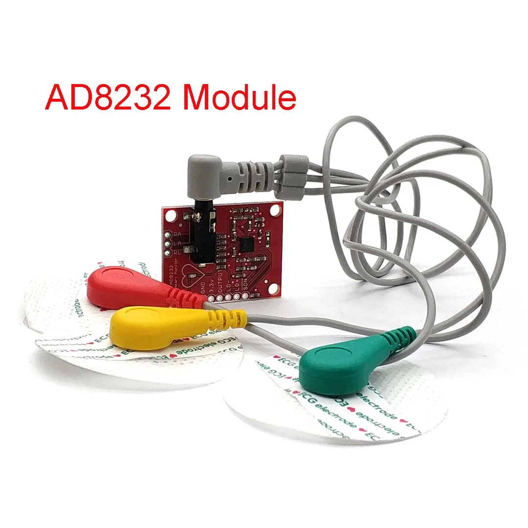 Home Automation Arduino - Ecgモジュールad8232ecg測定パルス心拍数ecg監視センサーモジュールキットarduino r3用