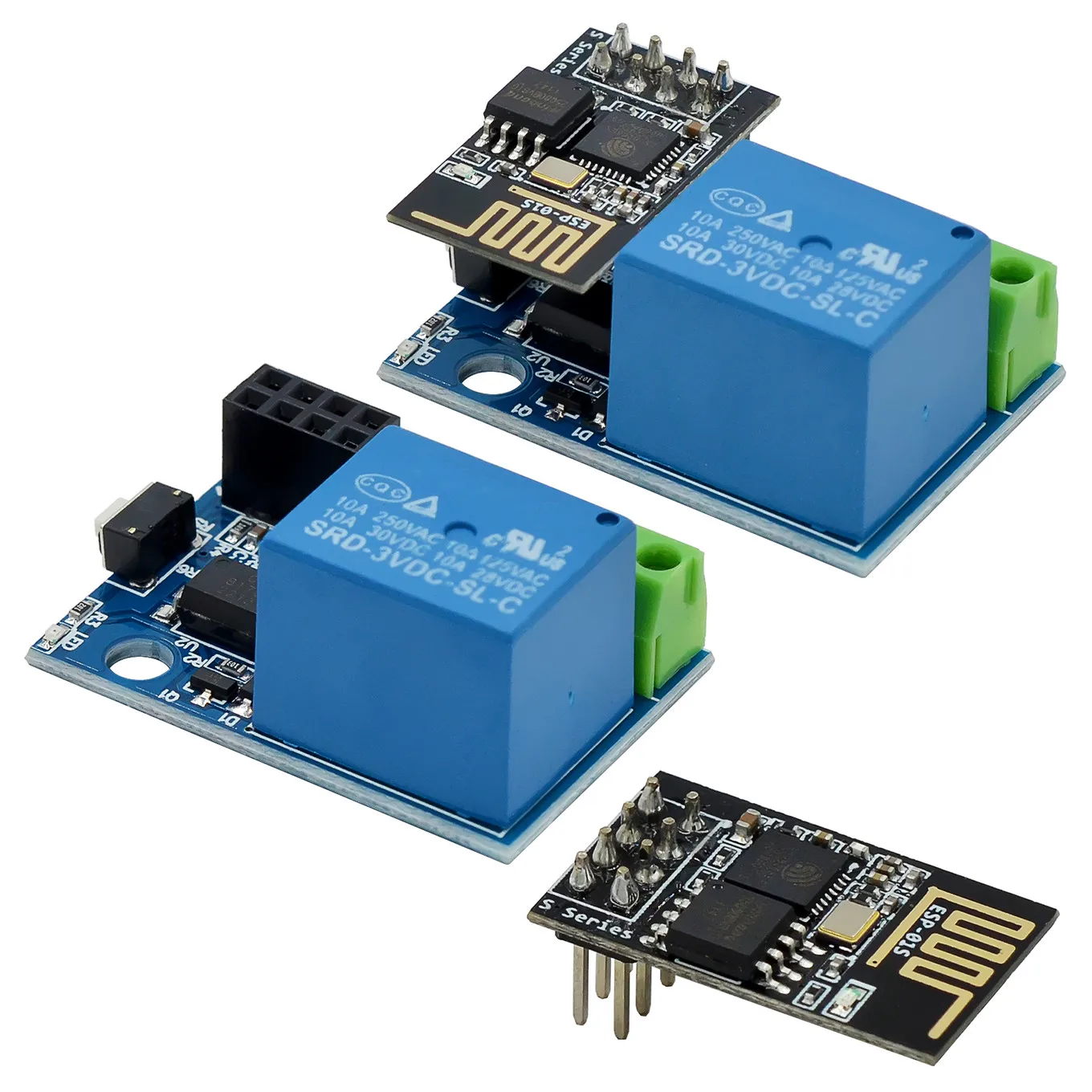 Home Automation With Arduino - ESP-01S WiFi リレーモジュール 5V 10A スマートホームスイッチリモートコントロール、電話アプリ付き