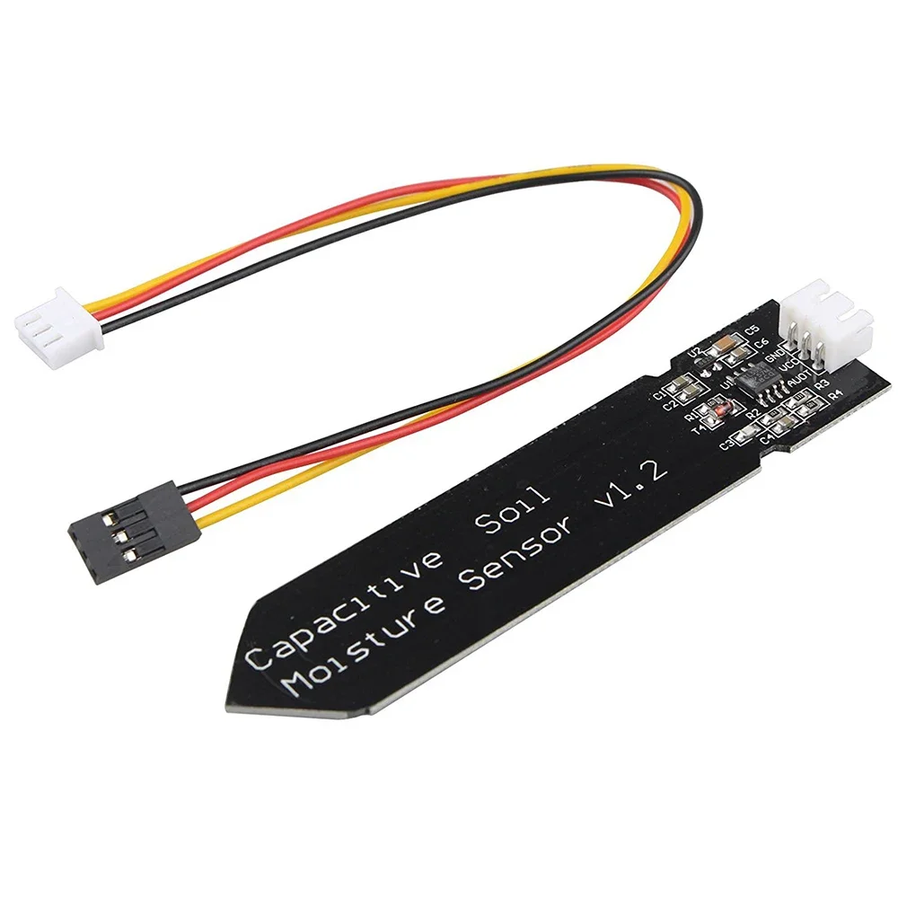 Home Automation Arduino - 5/10 個の容量性土壌水分センサーモジュール 3.3V-5.5V 耐食性 Arduino/ESP32/Raspberry Pi