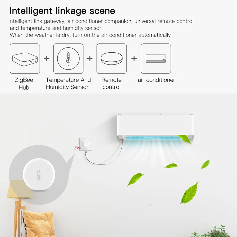 Tuya スマート Zigbee 温度と湿度センサーアプリ制 - Home Automation Technology のレビューと価格