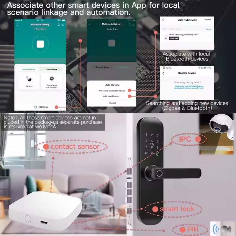 MOES Tuya ZigBee3.0 スマート ハブ、ワイ - Matter Hub Thread のレビューと価格