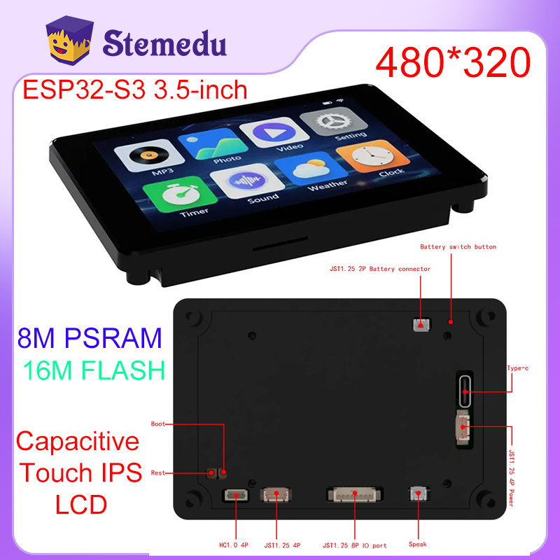 ミニESP32-S3静電容量式タッチipsモジュール,8m, - Home Automation Arduino のレビューと価格