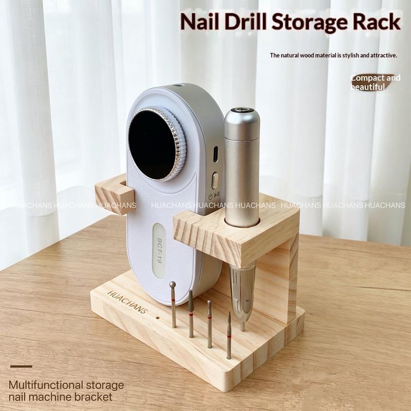 1 個夏用ネイルドリルマシンビット木製ホルダーネイルトレーニ - Diy Automation のレビューと価格