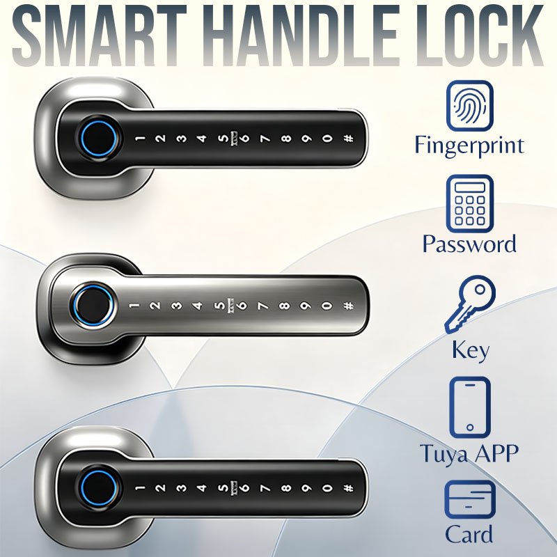 ホームセキュリティデバイス スマート指紋認証ドアロック デジ - Home Automation Industry のレビューと価格