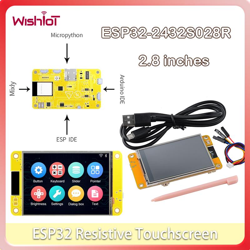 ESP32-2432S028R 2.8 インチ抵抗膜タッチス - Home Automation Arduino のレビューと価格