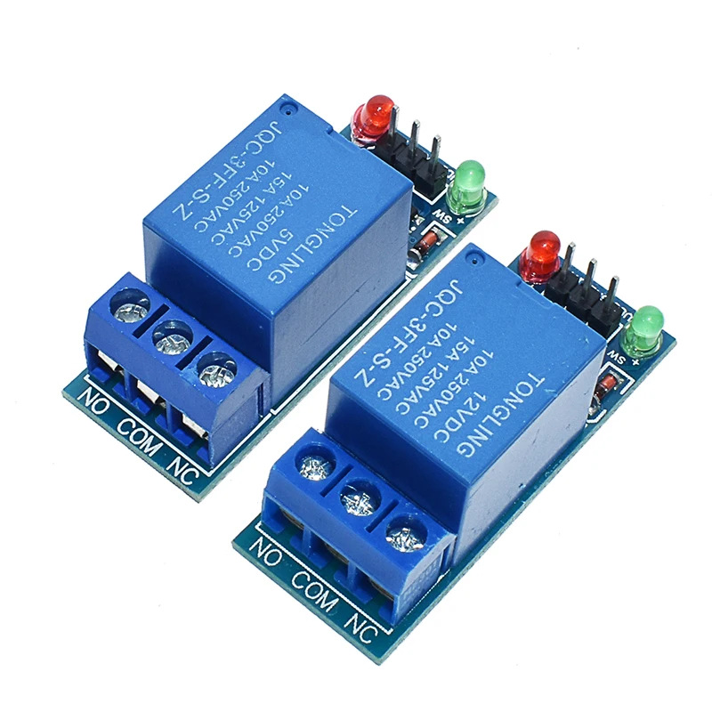 6個の新しい1チャンネルリレーモジュール5V 12V低レベル - Home Automation With Arduino のレビューと価格