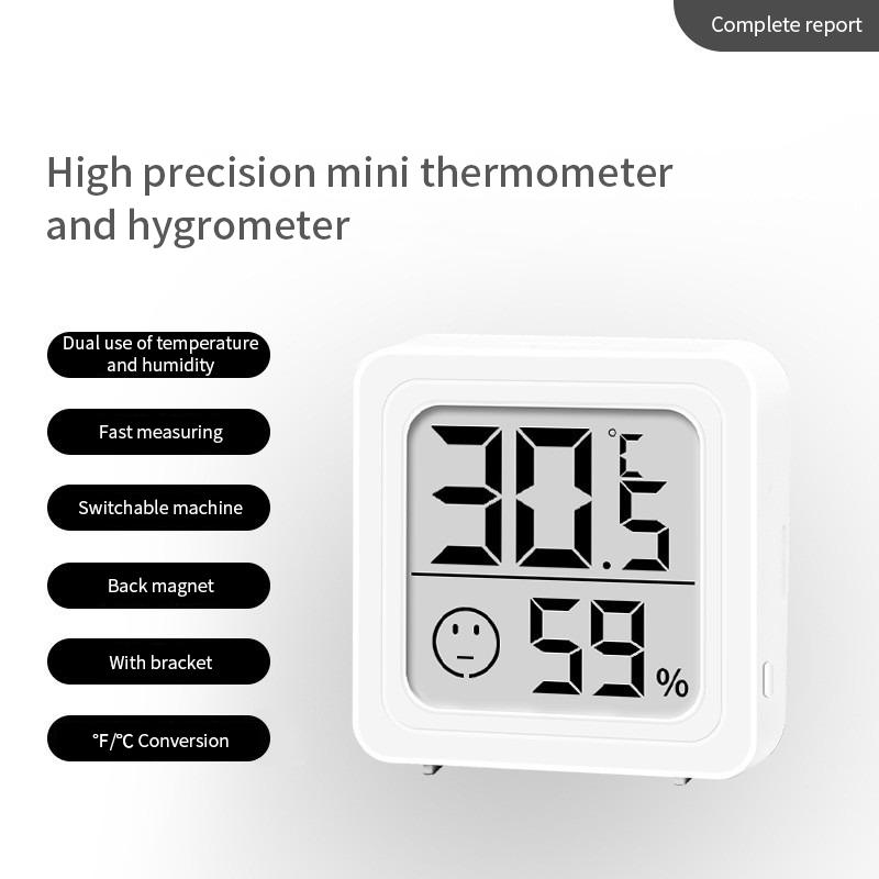 液晶デジタル温度計湿度計屋内部屋電子温度湿度計センサーゲージ - Home Automation Industry のレビューと価格